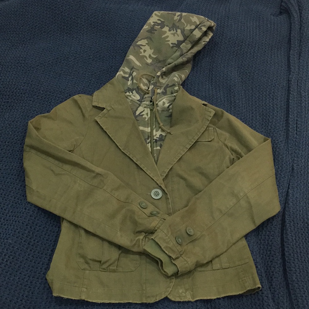 Camo hooded jacket by empyre